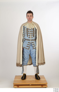   Photos Man in Historical Civilian suit 11 16th century Historical Clothing cloak whole body 0001.jpg